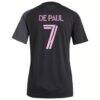 Rodrigo De Paul Inter Miami CF adidas Women's 2025 The Fortitude Kit Replica Player Jersey - Black - Detail View