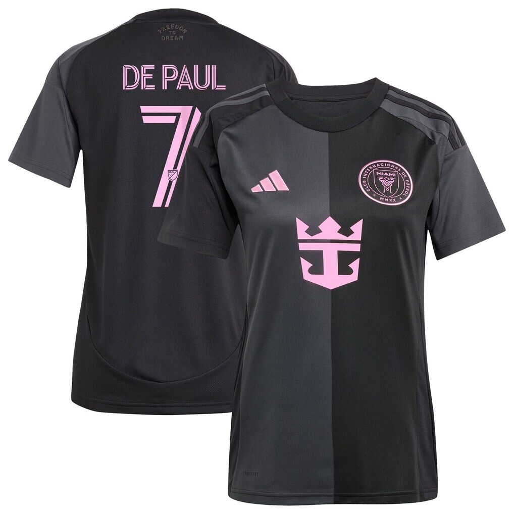 Rodrigo De Paul Inter Miami CF adidas Women's 2025 The Fortitude Kit Replica Player Jersey