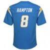 Omarion Hampton Los Angeles Chargers Nike Youth Team Game Jersey - - Detail View