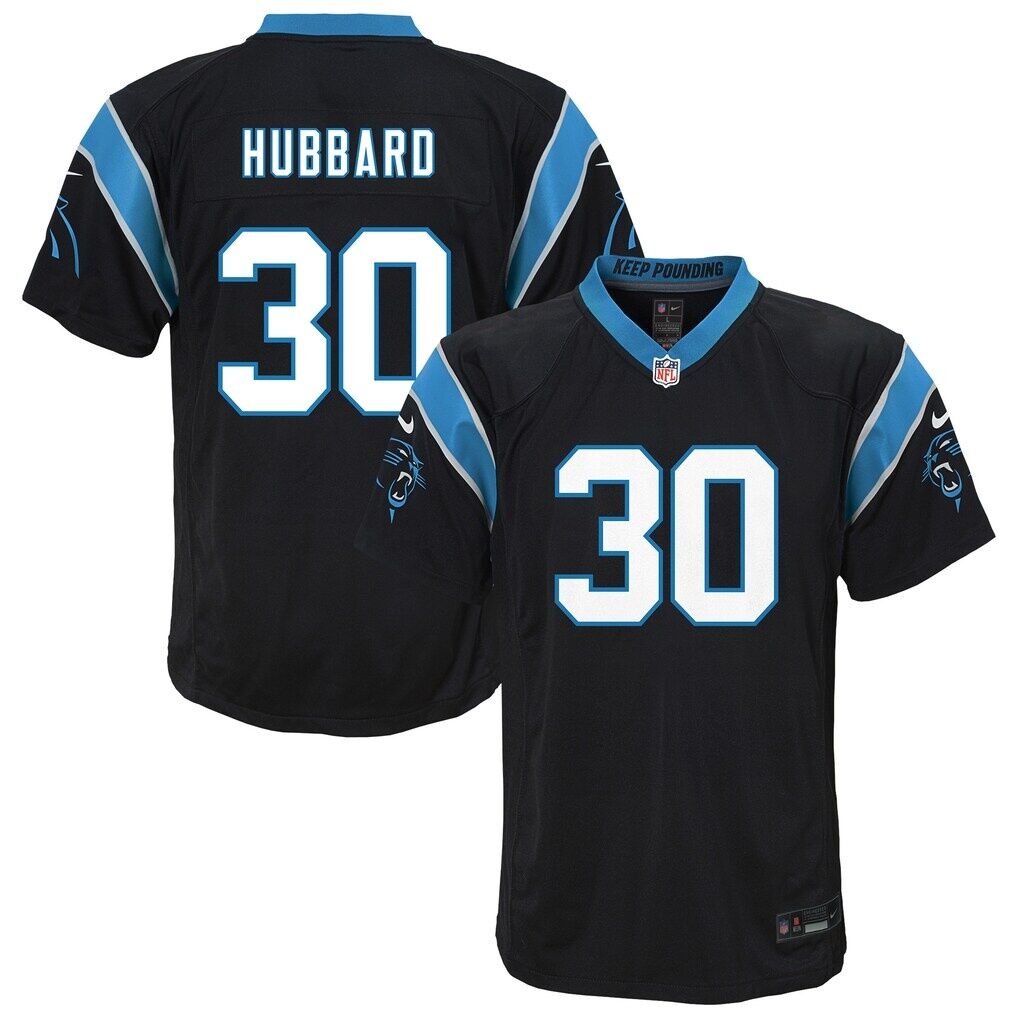 Chuba Hubbard Carolina Panthers Nike Youth Team Game Jersey