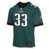 Cooper DeJean Philadelphia Eagles Nike Youth Game Player Jersey - Midnight Green - Side View