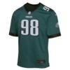 Jalen Carter Philadelphia Eagles Nike Youth Game Player Jersey - - Side View