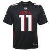 Jalon Walker Atlanta Falcons Nike Youth Team Game Jersey - Black - Side View