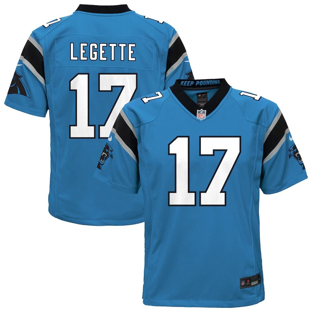 Xavier Legette Carolina Panthers Nike Youth Alternate Game Jersey