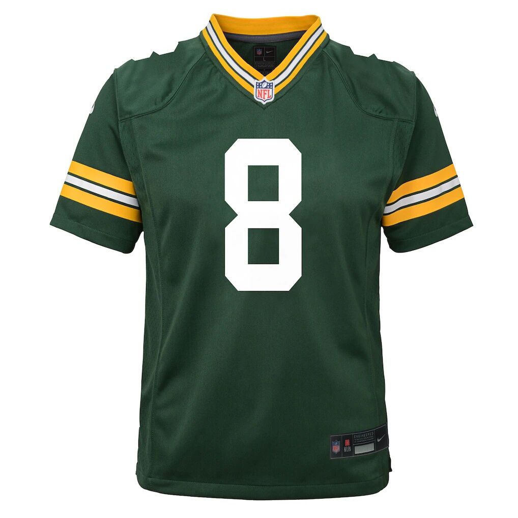 Josh Jacobs Green Bay Packers Nike Youth Team Game Jersey