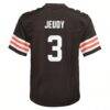 Jerry Jeudy Cleveland Browns Nike Youth Team Game Jersey - Brown - Detail View