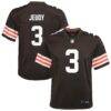 Jerry Jeudy Cleveland Browns Nike Youth Team Game Jersey - Brown - Front View