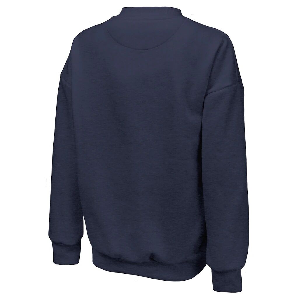 Minnesota Lynx Majestic Threads Women's Primary Logo Drop Shoulder Tri-Blend Pullover Sweatshirt