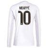 Kylian Mbappé Real Madrid adidas 2025/26 Home Replica Player Jersey - White - Detail View