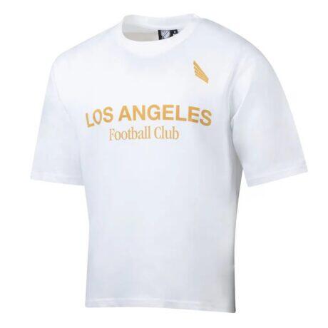 LAFC Sport Design Sweden Celestial Oversized Graphic T-Shirt - White - Side View