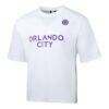 Orlando City SC Sport Design Sweden Celestial Oversized Graphic T-Shirt - White - Side View