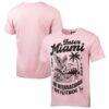 Inter Miami CF Sport Design Sweden Founders Script Relaxed T-Shirt - Pink - Front View