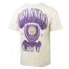 Orlando City SC Sport Design Sweden Heritage Badge T-Shirt - Cream - Detail View