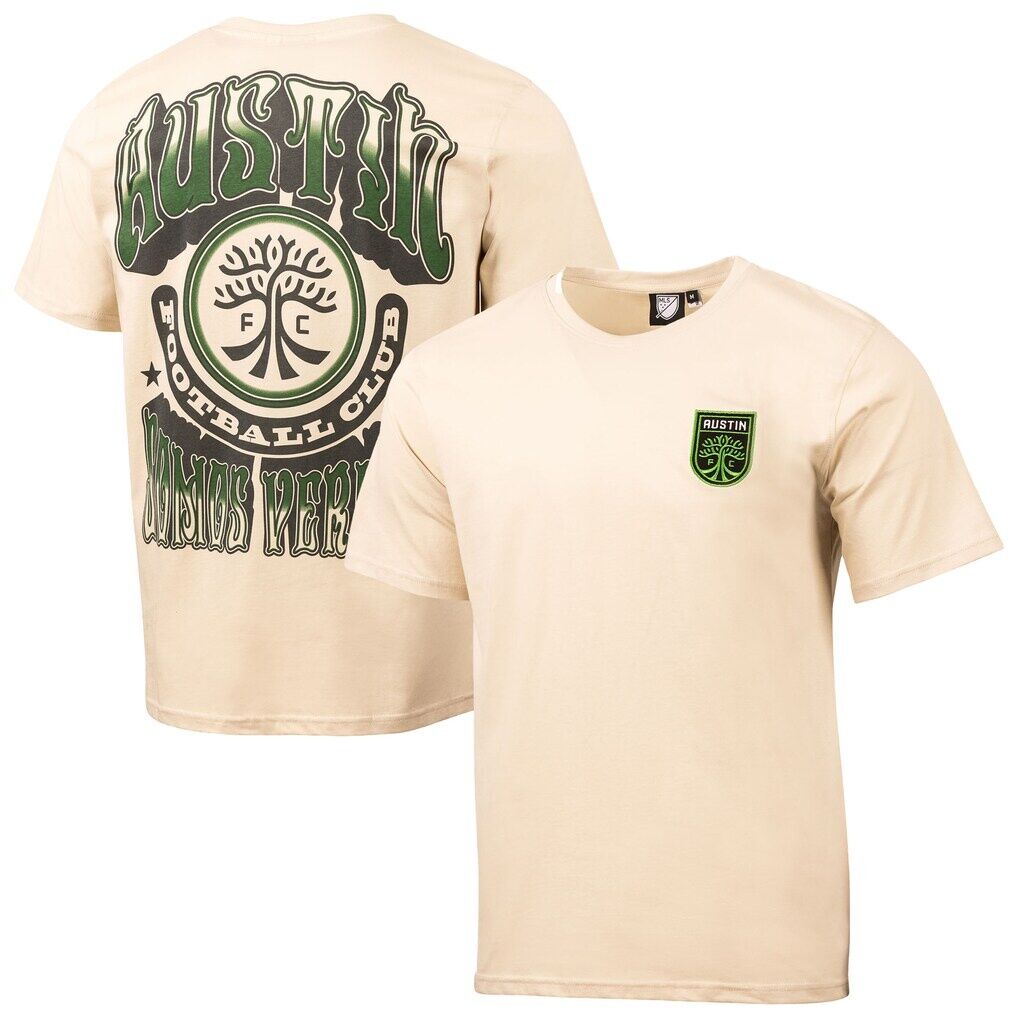 Austin FC Sport Design Sweden Heritage Badge T-Shirt – Tan