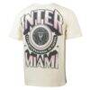 Inter Miami CF Sport Design Sweden Heritage Badge T-Shirt - Cream - Detail View