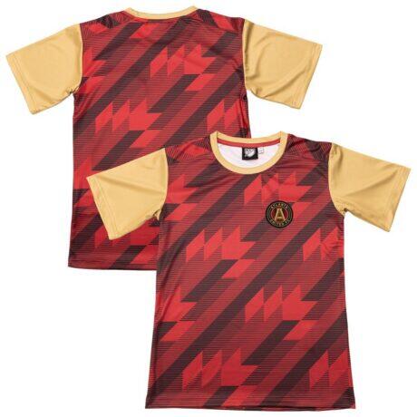 Atlanta United FC Sport Design Sweden Youth Club T-Shirt - Red - Front View