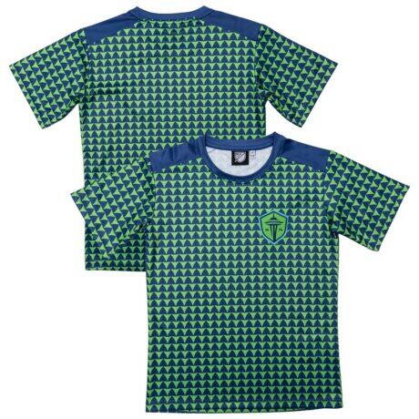 Seattle Sounders FC Sport Design Sweden Youth Club T-Shirt - Green - Front View