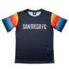 San Diego FC Sport Design Sweden Youth Club T-Shirt - Navy - Side View