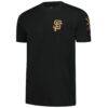San Francisco Giants New Era Bronze Logo with Cross Bats Established T-Shirt - Black - Side View