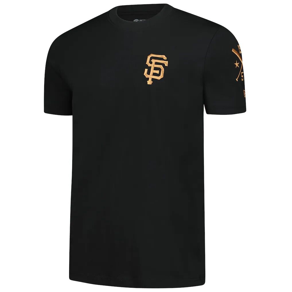 San Francisco Giants New Era Bronze Logo with Cross Bats Established T-Shirt
