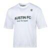 Austin FC Sport Design Sweden Celestial Oversized Graphic T-Shirt - White - Side View