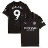 Manchester City Puma Youth 2025/26 Third Replica Jersey - Black - Front View