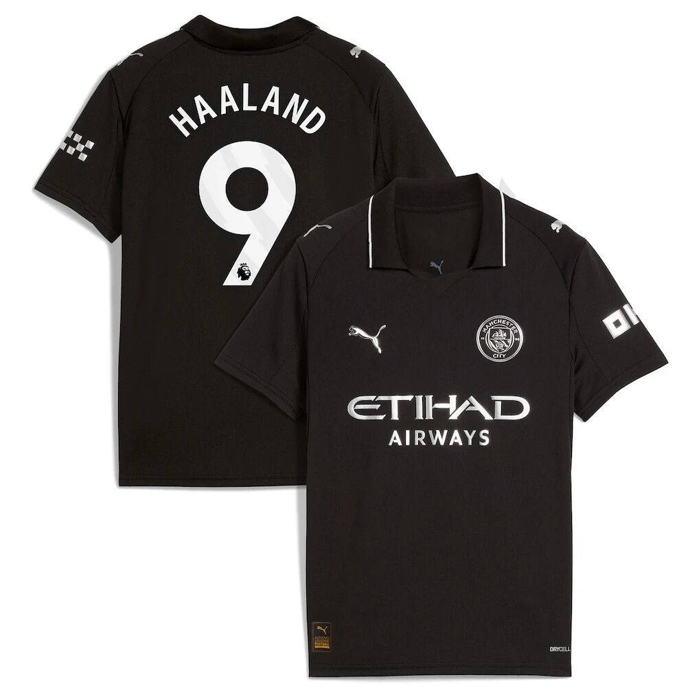 Manchester City Puma Youth 2025/26 Third Replica Jersey - Green/Neon Green