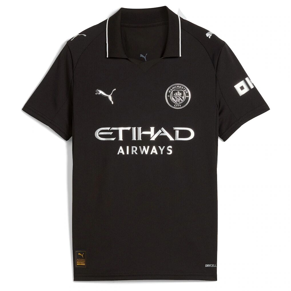Manchester City Puma Youth 2025/26 Third Replica Jersey - Green/Neon Green