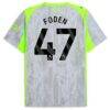 Manchester City Puma 2025/26 Third Replica Jersey - Green - Detail View