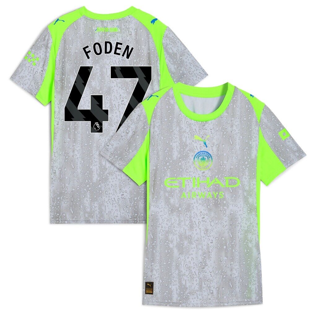 Manchester City Puma Women’s 2025/26 Third Replica Jersey – Green/Neon Green