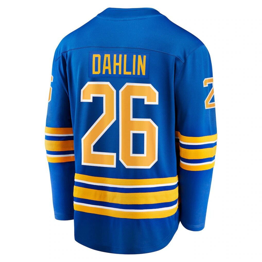 Rasmus Dahlin Buffalo Sabres Fashion7 Home Captain Patch Breakaway Jersey - Royal