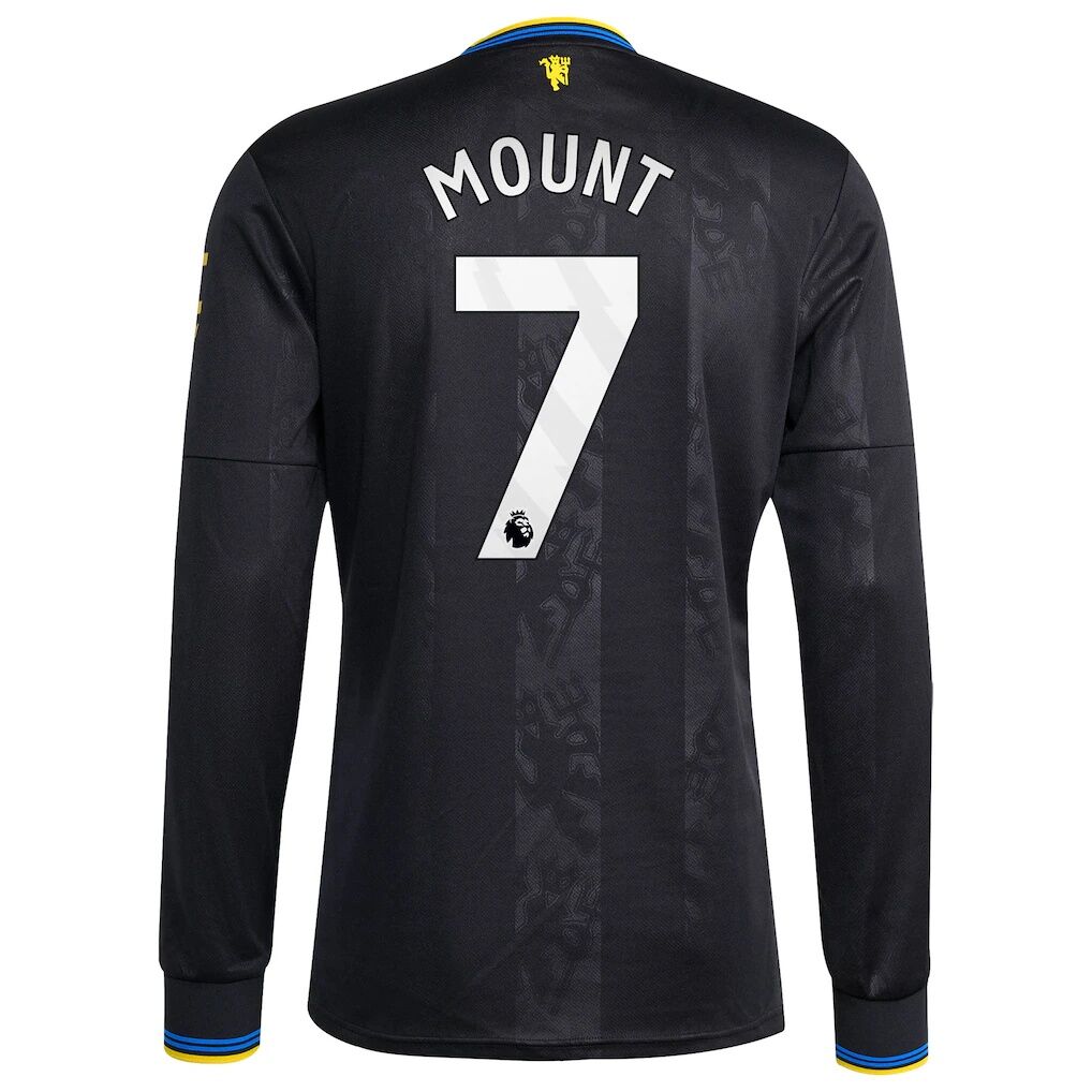 Mason Mount Manchester United adidas 2025/26 Third Replica Long Sleeve Player Jersey