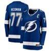 Victor Hedman Tampa Bay Lightning Fashion7 Women's Home Captain Patch Breakaway Jersey - Blue - Front View