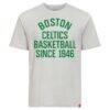 Boston Celtics Sportiqe Unisex Genuine Issue Collection Duke T-Shirt - Gray - Front View