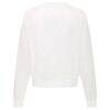 NBA Sportiqe Women's Ashlyn Raglan Cropped Sweatshirt - White - Detail View