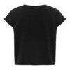 NBA Sportiqe Women's Cropped Genuine Issue Collection Alana T-Shirt - Black - Detail View