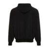 NBA Sportiqe Unisex Winfield Quarter-Zip Fleece Hoodie - Black - Detail View