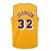 Magic Johnson Los Angeles Lakers Toddler 1984/85 Swingman Jersey - Gold - Detail View