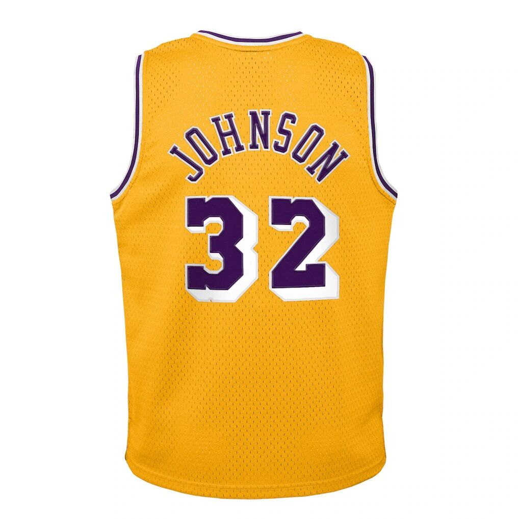 Magic Johnson Los Angeles Lakers Toddler 1984/85 Swingman Jersey