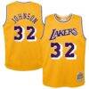 Magic Johnson Los Angeles Lakers Toddler 1984/85 Swingman Jersey - Gold - Front View