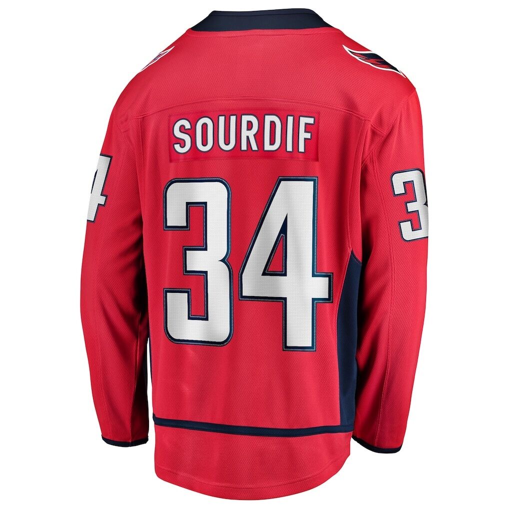 Justin Sourdif Washington Capitals Fashion7 Home Breakaway Jersey