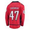Declan Chisholm Washington Capitals Fashion7 Home Breakaway Jersey - Red - Detail View