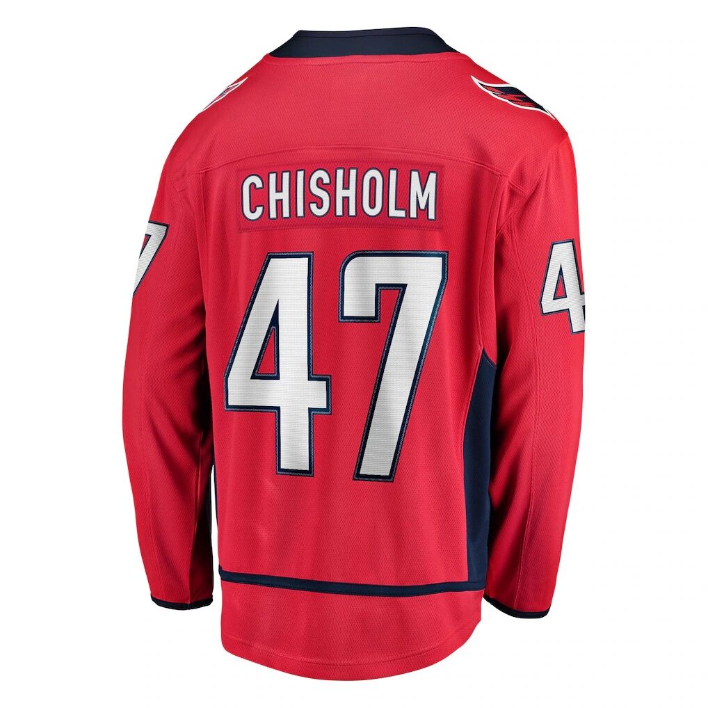 Declan Chisholm Washington Capitals Fashion7 Home Breakaway Jersey