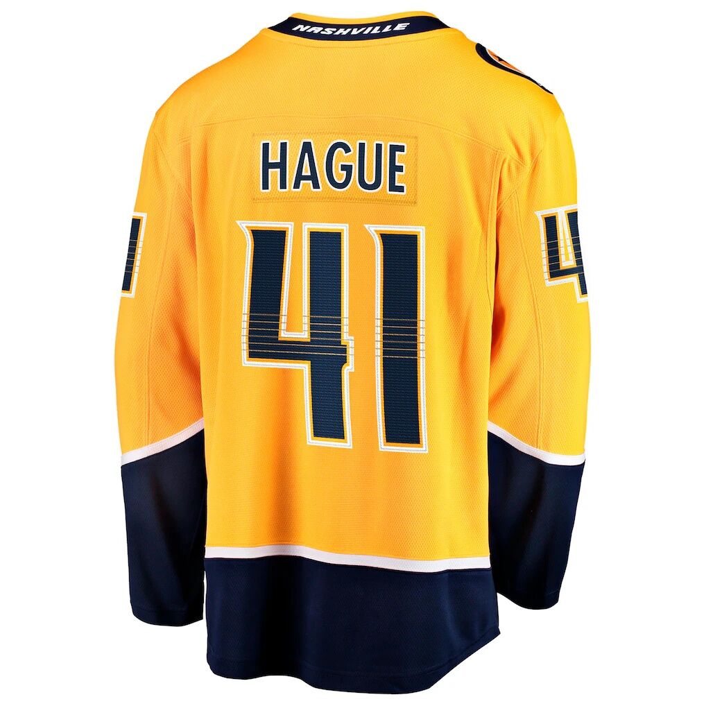 Nicolas Hague Nashville Predators Fashion7 Home Breakaway Jersey