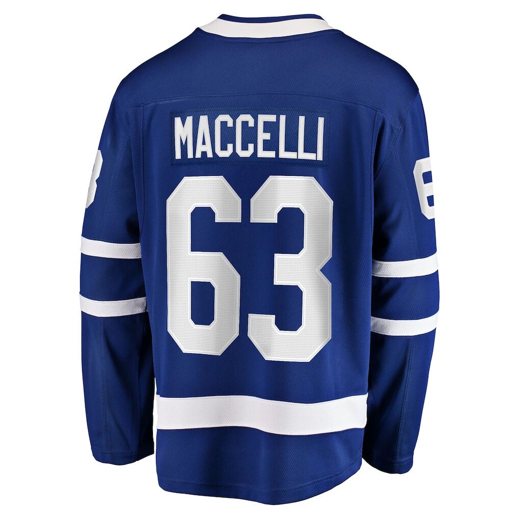 Matias Maccelli Toronto Maple Leafs Fashion7 Home Breakaway Jersey