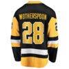 Parker Wotherspoon Pittsburgh Penguins Fashion7 Home Breakaway Jersey - Black - Detail View