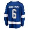 Nick Abruzzese Tampa Bay Lightning Fashion7 Home Breakaway Jersey - Blue - Detail View