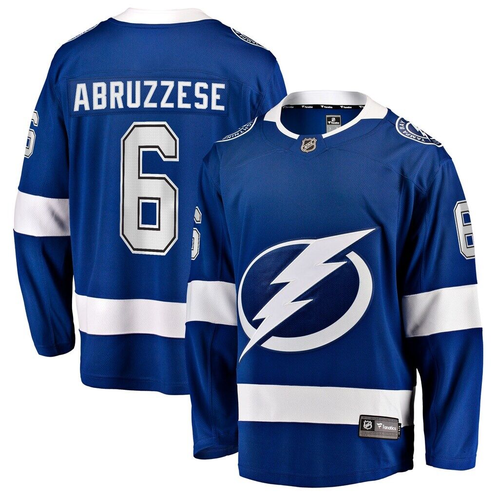 Nick Abruzzese Tampa Bay Lightning Fashion7 Home Breakaway Jersey
