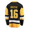 Justin Brazeau Pittsburgh Penguins Fashion7 Home Breakaway Jersey - Black - Detail View