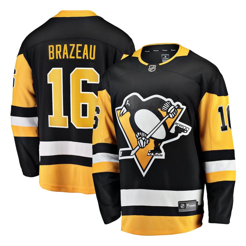 Justin Brazeau Pittsburgh Penguins Fashion7 Home Breakaway Jersey